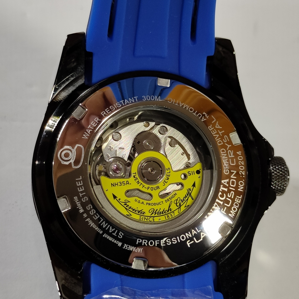 Invicta 47mm Blue/ Black Grand Diver Watch - Picture 4 of 11
